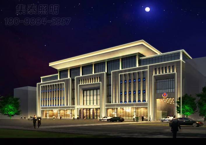 户外楼宇亮化工程案例锦集,户外亮化灯具源头工厂
